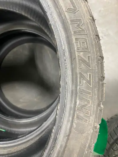 Tires are 5-6/32 with some alignment wear but still good for another winter. 250 obo