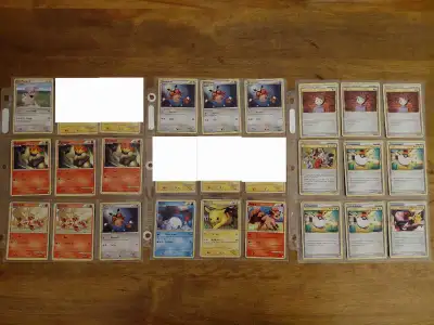 Negotiable and individual cards available. Cash only and pickup only Ungraded cards from the Pokémon...