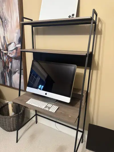 Price Drop Desk with build in shelving, View more