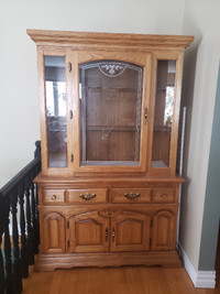 Hutch, Curio Cabinet, Glass cabinet, Kitchen or dining room