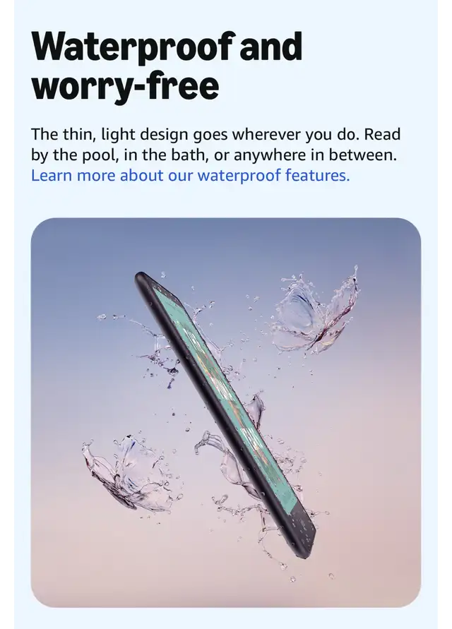 Brand New 32 GB Amazon Kindle Colorsoft Signature Edition in General Electronics in Burnaby/New Westminster - Image 9