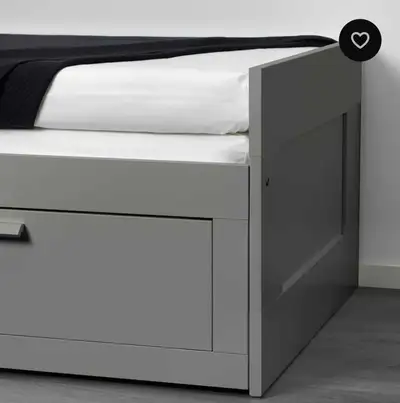 Lit de jour BRIMNES IKEA daybed:  couleur chocolat, View more