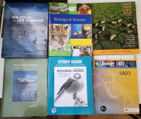 First year textbooks for Life science