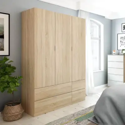 Modern Wooden Wardrobe with Spacious Storage – Excellent Conditi, View more