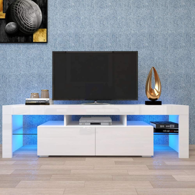 Modern TV Cabinet With RGB LED in TV Tables & Entertainment Units in Richmond - Image 2