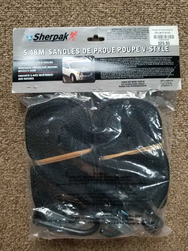 Sport Rack SR1010 Roof Rack and straps63235067011075122