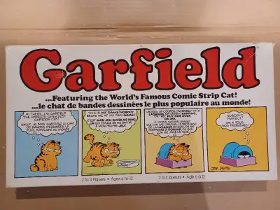 Garfield board game 1981 near complete In good condition. Just missing one player playing piece and...