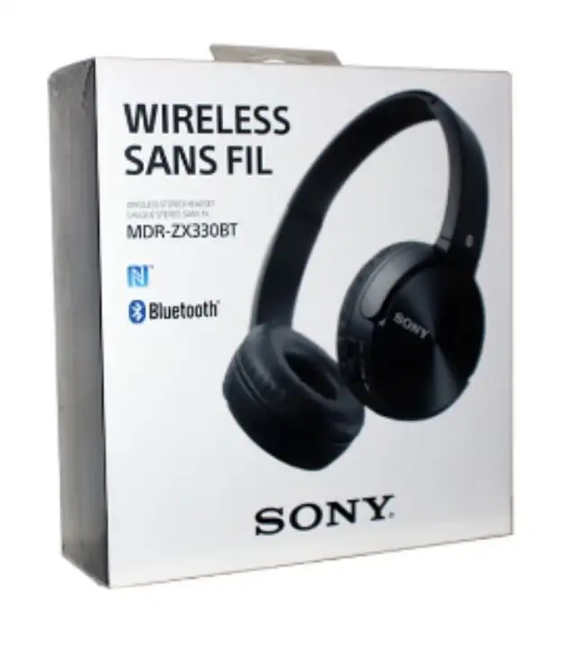 Sony MDR-ZX330BT Wireless Bluetooth Stereo Headphones - BLACK in General Electronics in Markham / York Region - Image 2