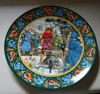 Vintage Wedgwood In The Year Of Our Lord Arthur Draws The Sword, View more