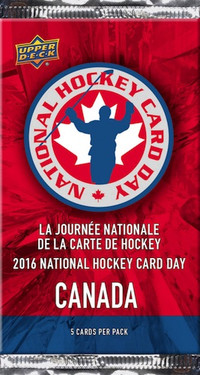 NATIONAL HOCKEY CARD DAY - CANADA 2016 … PACK … CONNOR McDAVID ?