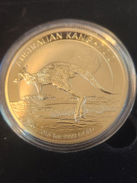 GOLD AUSTRALIAN KANGAROO COLLECTORS COIN