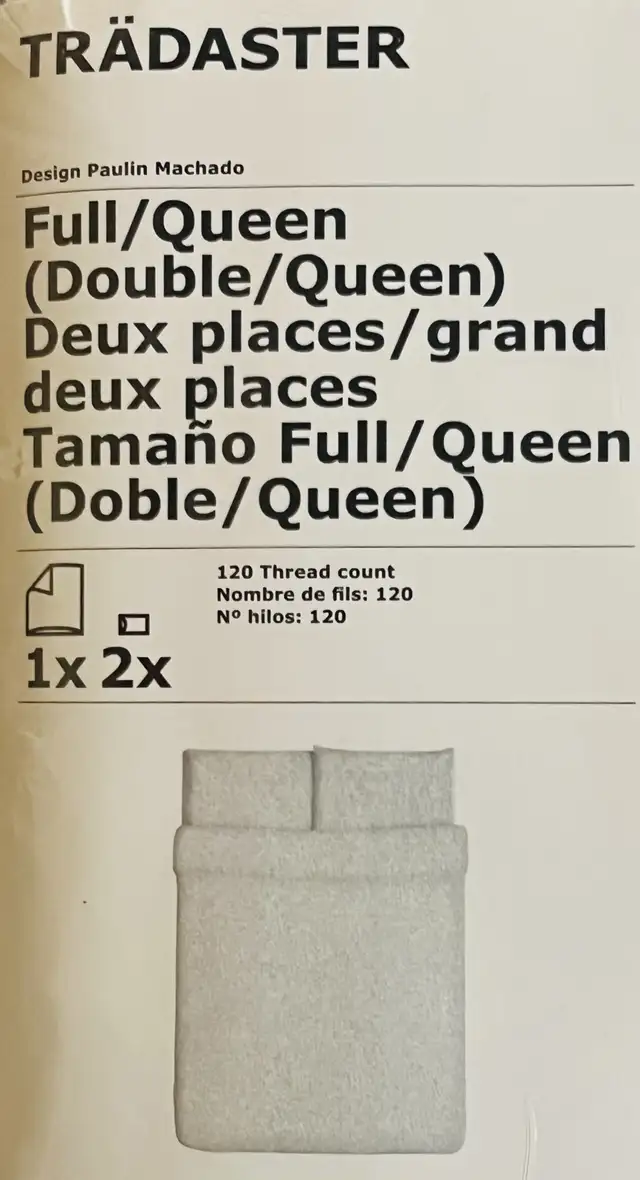 (BRAND NEW) IKEA - Tradaster Full/Queen Duvet Cover Set in Bedding in Oakville / Halton Region - Image 4