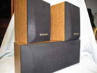 3pcs vintage pioneer surround speakers