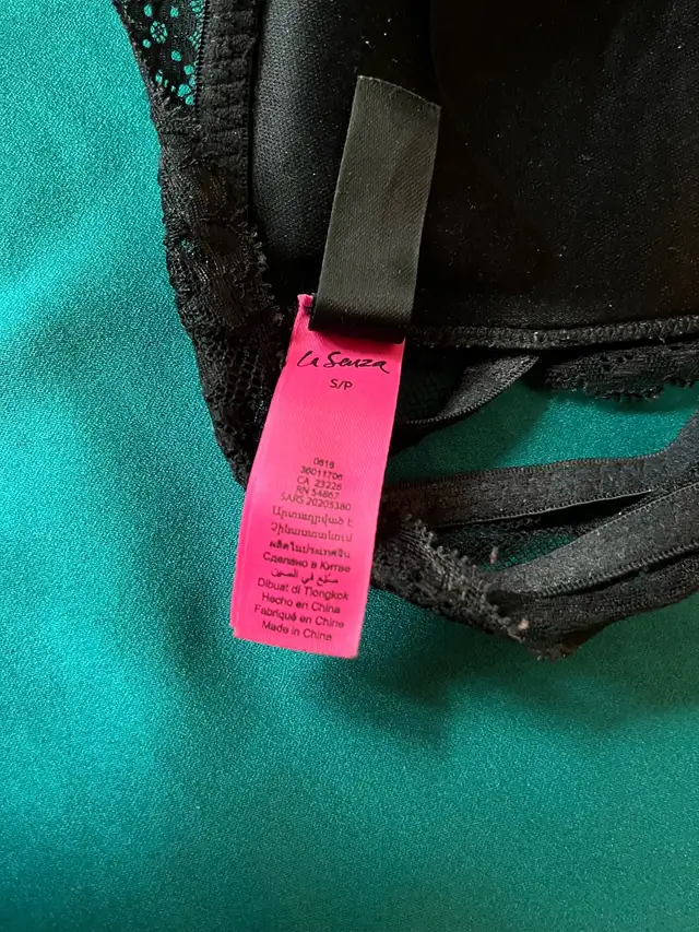 La Senza Black Lace Bra63660926959235124