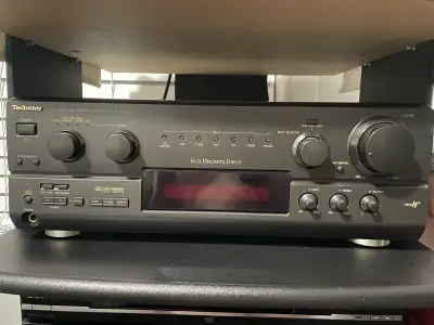 Technics AV Control Stereo Amplifier Receiver SA-AX730, View more