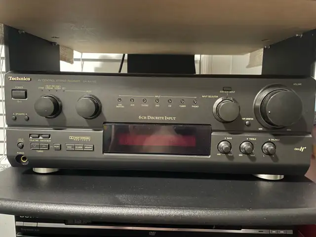 Technics AV Control Stereo Amplifier Receiver SA-AX730 in Stereo Systems & Home Theatre in Calgary - Image 2