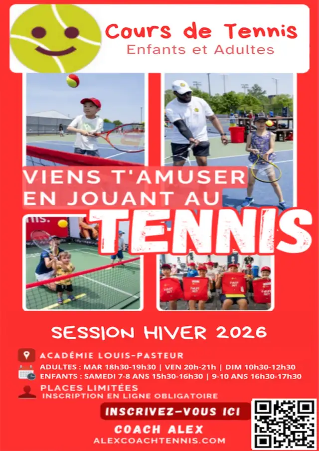 Tennis Session – Children and Adults – Winter 202664645243238658120