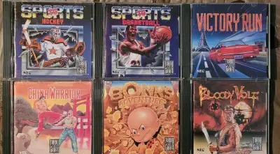 TurboGrafx-16 (TG16) games and Turbotap (read Desc. for prices), View more