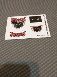2000-2001 Philadelphia Phantoms sticker sheet