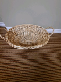 Large wicker basket,oval