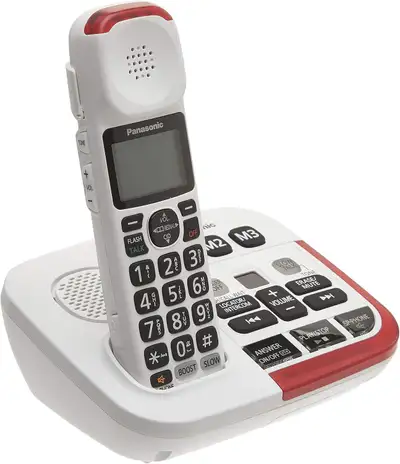 New Panasonic Amplified Cordless Phone with Answering Machine, View more
