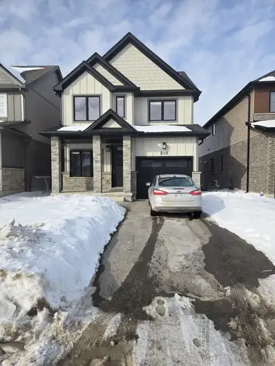 Beautiful new detached house for rent. Minutes from Hwy 401, near to school, walking trails. Utiliti...