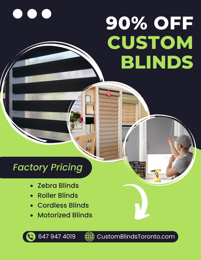 CUSTOM BLINDS - FACTORY PRICING ZEBRA BLINDS64840210691458122