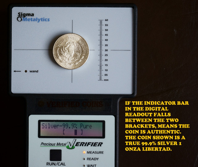 1984 Mexico Libertad ONZA PLATA Silver Coin in Arts & Collectibles in Edmonton - Image 4