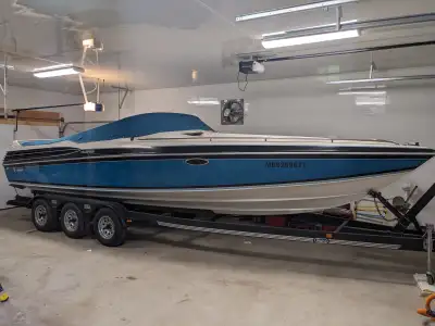 Selling my 1986 SCARAB Excel, approx 950hrs on the engine, 454Mag runs great, recently rebuilt carb,...