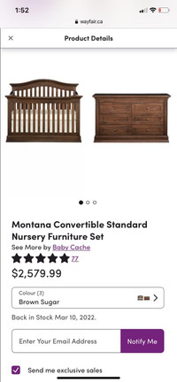Baby/toddler crib and dresser 