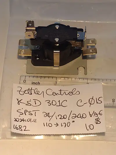 Zettler Controls KSD301C C-015 Time Delay Relay & Sequencer SPST, View more