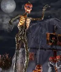 12ft inferno pumpkin skeleton
