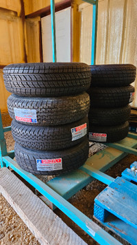 Trailer Tires (on rims) for Sale