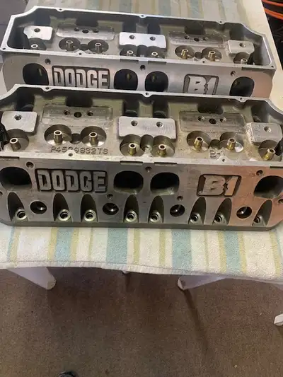 BBD B1 - TS Aluminum Cylinder Heads Requires Gen II (426 Hemi Block) Pro Stock heads used during 199...