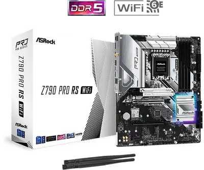 Build or upgrade your compatible desktop with the ASRock Z790 Pro RS WiFi from Groovy Computers. Ope...