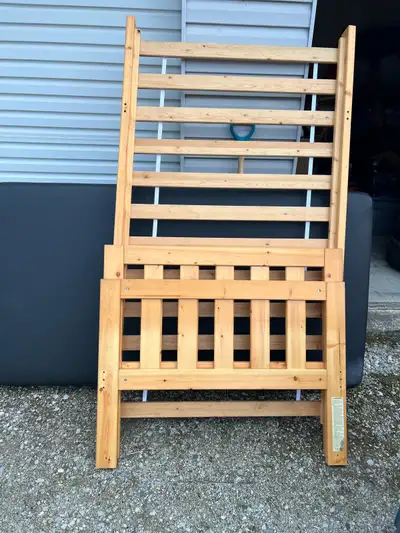 Single bed frame and mattress , View more