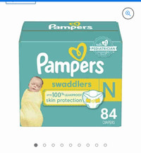 Pampers Newborn Size (84 diapers)! Complete/Unopened