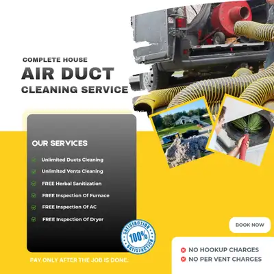 Hot and Cold Air Vents Cleaning - $149, View more
