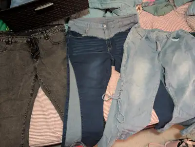 Plus size 4x Denim/Shorts/pant 5 pairs jeans 1 pair jean shorts, View more
