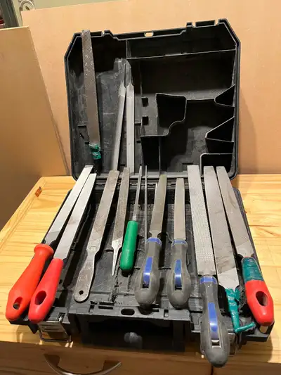Fifteen assorted files for wood and and metal projects, View more