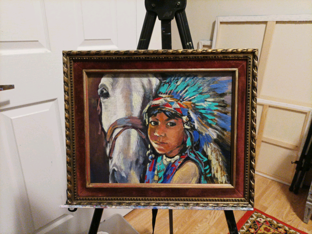 Original oil painting on canvas bord in Arts & Collectibles in City of Toronto - Image 11