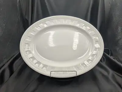 Wedgwood Colosseum 15 Inch Platter White Bone China England, View more