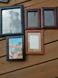 Five picture frames