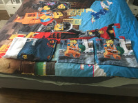 VERY Gently Used Lego Movie Comforter Bedding Set