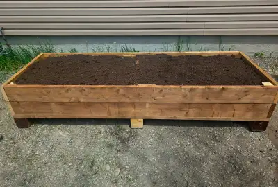 Vegetable/Flower Raised Wood Planter Boxes, View more