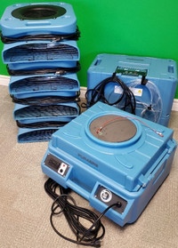 Package Blue 6 Dehumidifier, Air Mover, & Air Scrubber