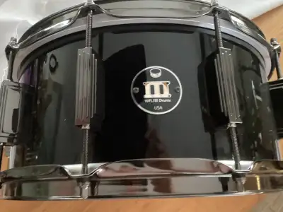 WFL III  14 x6.5 wooden( black finish)  snare drum, View more