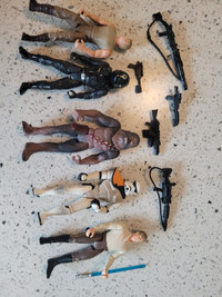 Star wars action figures 4 in lot of 5