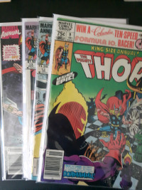 Comic Books-The Mighty Thor Annuals
#9,12,13 & 14
