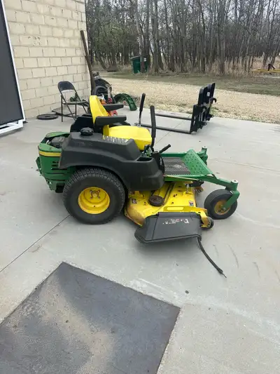 John Deere z465 zero turn mower, View more